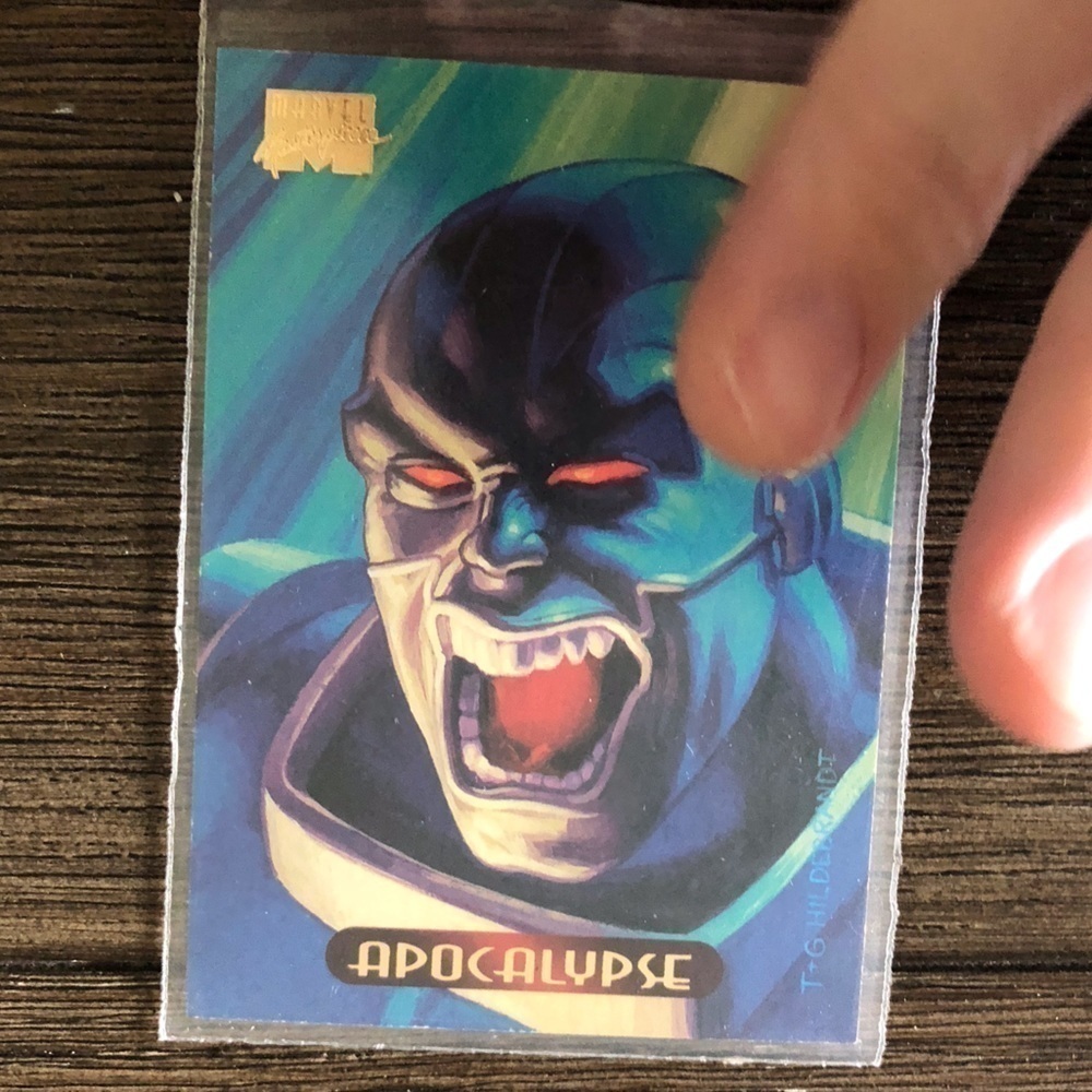 ’94 Marvel Masterpieces trading card: Apocalypse #1